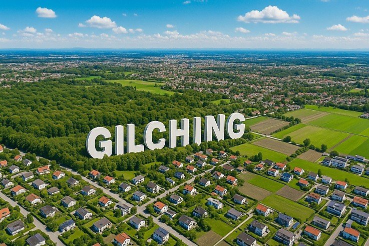 Luftbild Gilching - Visualisierung