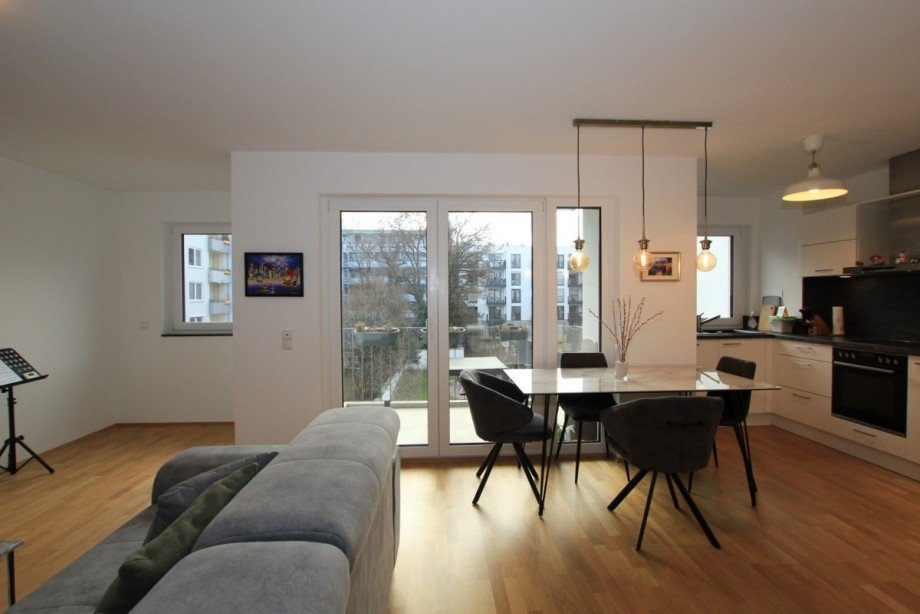 Wohnzimmer Etagenwohnung M�nchen