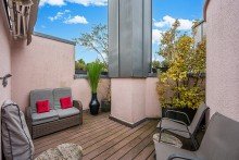  Exklusive Galeriewohnung mit sonniger Dachterrasse / Dachgarten - ruhige Lage nahe Leonrodplatz