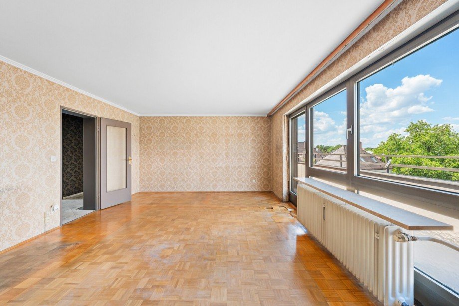 Wohnzimmer Dachgeschosswohnung M�nchen