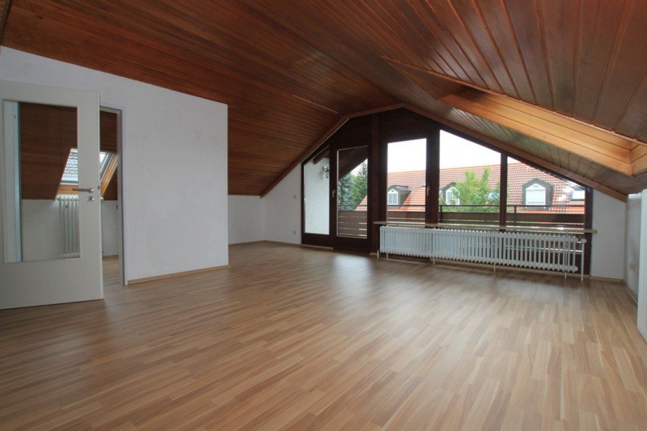 Wohnzimmer Dachgeschosswohnung Germering