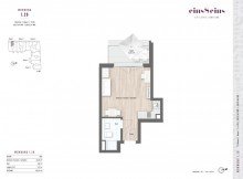  Neubau am Harras (U6) - helles, ruhiges Apartment mit West-Dachloggia und EBK in Sendling am Harras