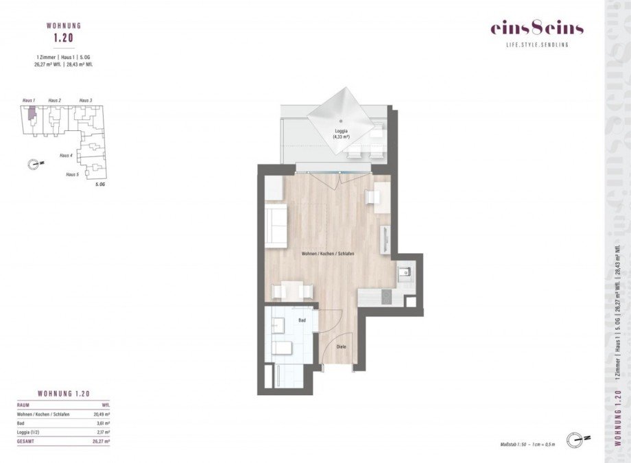  Etagenwohnung M�nchen