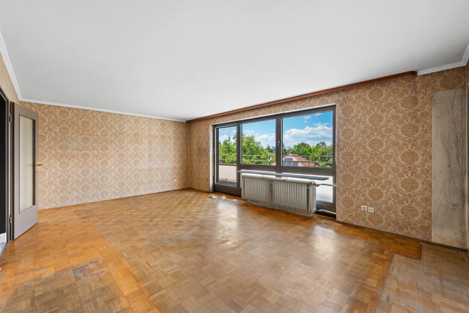 Wohnzimmer Dachgeschosswohnung M�nchen
