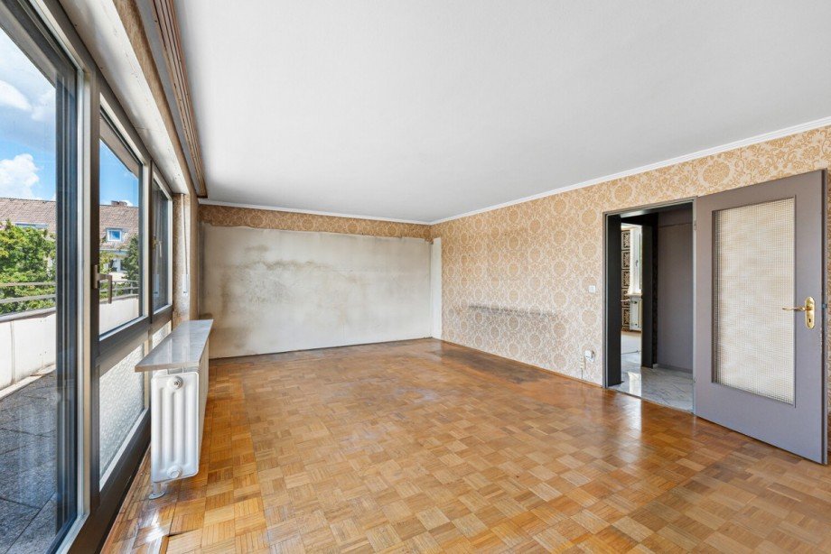 Wohnzimmer Dachgeschosswohnung M�nchen