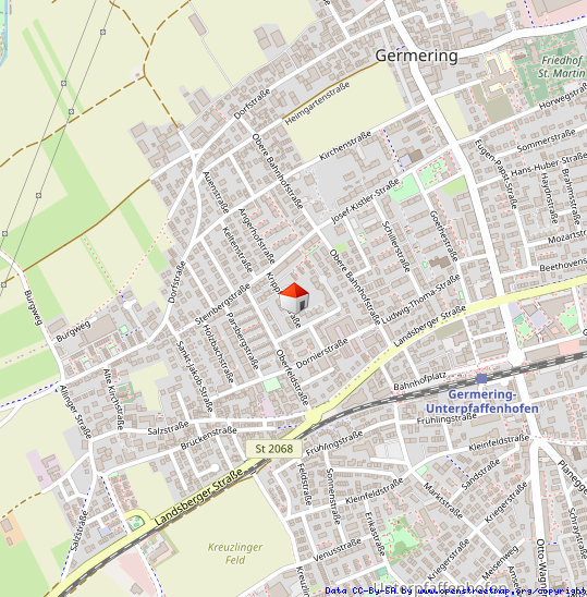 Lageplan Erdgeschosswohnung Germering