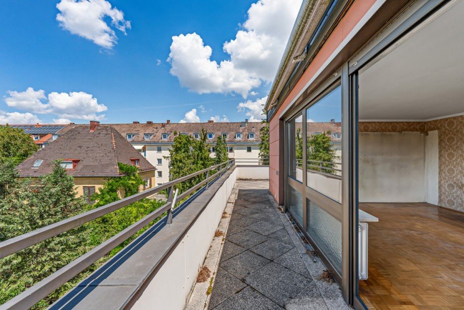 Dachterrasse Dachgeschosswohnung M�nchen