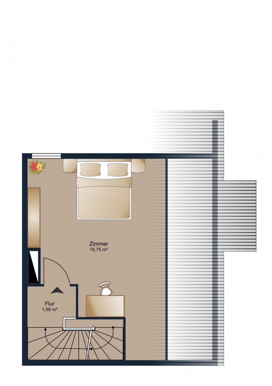 Dachgeschoss Reiheneckhaus M�nchen / Aubing-Lochhausen-Langwied