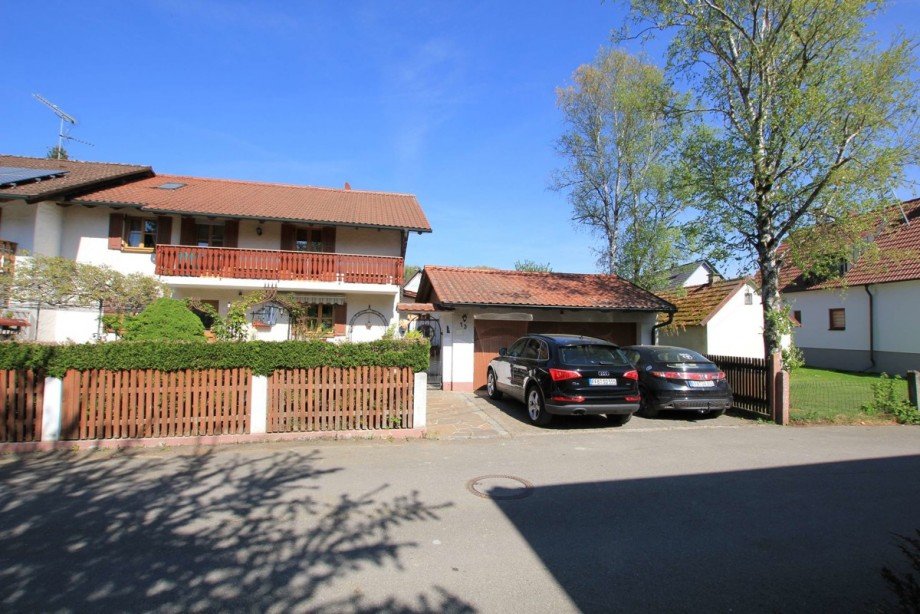 Hausansicht Doppelhaush�lfte Maisach