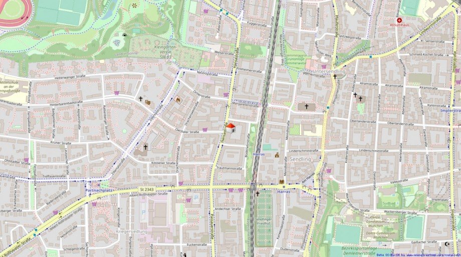Lageplan Etagenwohnung M�nchen